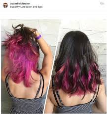 schwere underlights den ganzen weg zur wurzel plus hidden hair color underlights hair peekaboo hair