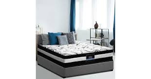 Our complete mattress size chart with detailed dimensions will show all 9 standard mattress sizes and where we think they fit best. Giselle Bedding Mattress Queen Size Bed Euro Top Pocket Spring Firm Foam 30cm Kogan Com