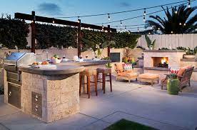 Outdoor Lighting 9 Inspiring Ideas To Light Up Your Backyard Outdoor Kitchen Plans Backyard Kitchen Cozy Backyard