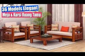 Adanya laci di bagian sisi meja membuatnya menjadi meja multifungsi yang dapat anda gunakan untuk menyimpan beberapa jenis barang, seperti buku, majalah, koran, remot ac atau barang lainnya. 36 Model Meja Kursi Ruang Tamu Minimalis Modern Youtube Desain Interior Ide Dekorasi Rumah Desain Furnitur