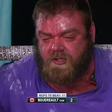 Strongman heavy squat-lift event. Maxime boudreault of CANADA 🇨🇦  #theworldsstrongestman #strongman #wsm #foryou #ph