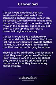 Rulership and exaltation in cancer. Cancer Sex Life The Good The Bad The Hot