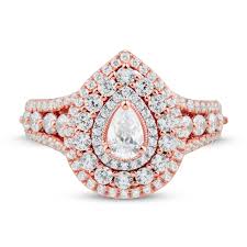 Maybe you would like to learn more about one of these? Diamond Engagement Ring 1 1 2 Ct Tw Pear Round 14k Rose Gold Kay Outlet