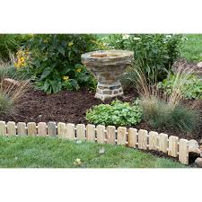 This is a great diy installation project because it requires only a hammer, tape measure and hack saw. Garden Edging Pressure Treated Pine No Dig Roll Up Flower Bed Edges
