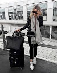„pin on anja*rubik pinterest : Outfit Trendy Airport Outfits Dayton International Airport Black And White Airport Outfits Airport Outfit Ideas Airport Terminal Black And White