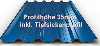 Dachpfannenprofile, trapezblech,dachplatten, profilbleche, wellbleche wir führen. Trapezblech X Tra Stark 0 75mm 35mmdr Profil Sonderpreis Hpm Shop