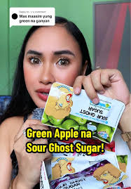 Sour Ghost Sugar: Green Apple Candy Taste Test