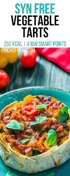 Syn Free Vegetable Tarts Pinch Of Nom Slimming World Recipes 252 Kcal Syn Free 4 Weigh With Images Slimming World Vegetarian Recipes Vegetable Tart World Recipes