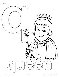 Charles st, baltimore, md 21201. Letter Q Alphabet Coloring Pages 3 Printable Versions Supplyme