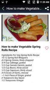 2 chinese spring roll recipes? Spring Roll Recipe For Android Apk Download