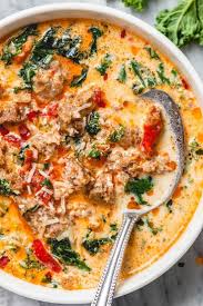Instant Pot Keto Tuscan Soup Keto Recipes Dinner Instant Pot Dinner Recipes Keto Recipes Easy