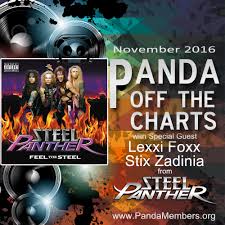 Panda Panda Off The Charts November 2016 Steel Panther