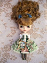 All Custom Work And Clothes Made By Me For This Blythe Doll Totally Inspired By Le Jardin De Maman She S For My Goddaught Cute Dolls Blythe Dolls Girl Dolls