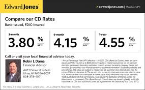 Compare Our CD Rates, Edward Jones