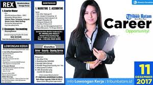 Lowongan bumn adalah kategori lowongan kerja dari madingloker.com yang. Empat Lowongan Kerja Terbaru Di Awal Pekan Ini Semuanya Untuk Wilayah Batam Tribun Batam