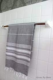 Find great deals on ebay for bathroom towel stand. How To Replace A Towel Bar With Fixed Ceramic Ends Driven By Decor