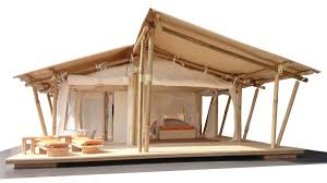 It may either be blue and white striped or. Luxury Bamboo Tents Canopy Tent Structures