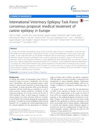Pdf International Veterinary Epilepsy Task Force Consensus