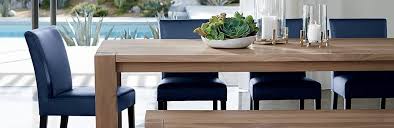 Big Sur Rustic Dining Room Crate And Barrel Dining Table Leather Dining Chairs Dining Room Design