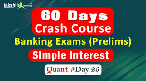 Free Banking Crash Course Day 25 Simple Interest Quant For Banking Ex In 2020 Sped Math Crash Course Root Words