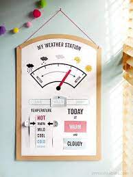 Interactive Weather Station Printable Weather Activities For Kids Weather Activities Weather Station