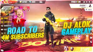 Players can unlock the character with 599 diamonds. Garena Free Fire Live Dj Alok Gameplay Way To 000000004 Million Youtube