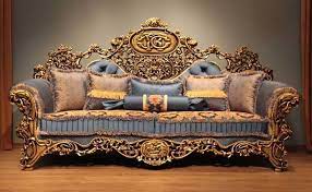 European Style Carved Designer Sofa Sofa Design Wood Classic Furniture Living Room Sofa Design