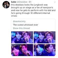 Well Kookie Is Joonie S Biggest Fan Bts Memes Hilarious Bts Funny Bts Memes
