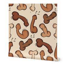 Penis dick black man Wallpaper | Spoonflower