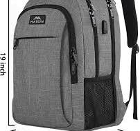 MATEIN Daypacks, Laptop Rucksäcke 17,3 Zoll Anti Diebstahl Tasche Herren  Arbeit Rucksack College mit USB Ladeanschluss für Männer, Frauen, Arbeit,  ...