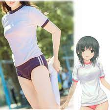 Japanese School Uniform Gym Sportwear T-short Shorts Full Set Cosplay  Costume | eBay