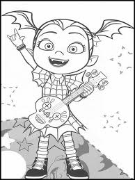 1000 plus free coloring pages for kids to enjoy the fun of coloring including disney movie coloring pictures and kids favorite cartoon characters. Vampirina Coloring Pages 1 Disney Princess Coloring Pages Disney Coloring Pages Halloween Coloring Pages Printable