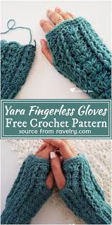 These crochet shell fingerless gloves will keep your hands warm and your fingers free during a blustery winter season. 45 Free Crochet Fingerless Gloves Patterns