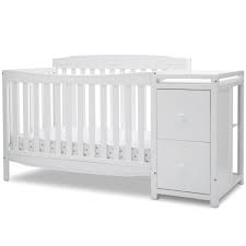 Delta Children Mason 6 In 1 Convertible Crib And Changer Grey Walmart Com In 2020 Crib And Changing Table Combo Convertible Crib Cribs