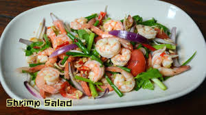 The spicy cashew dressing is so good, you'll want to put it on everything! Thai Foods Spicy Shrimp Salad Yum Goong Youtube