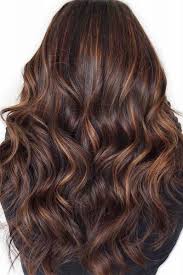 Chocolate brown hair with blonde and red highlights. Chocolate Brown Hair Color Picture2 Hairs London