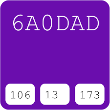 purple 6a0dad hex color code schemes paints