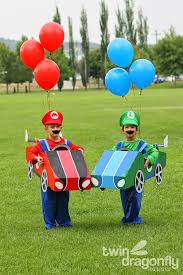 Robber unicorn mermaid wonder woman. Mario And Luigi Go Kart Costumes Homemade Heather