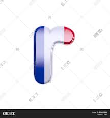 The french alphabet is the same as the english one but not all letters are pronounced the same way, and some letters can have accents, which change the way . French Flag Letter R Image Photo Free Trial Bigstock