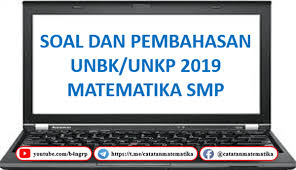We did not find results for: Pembahasan Soal Unbk Smp 2019 Matematika Catatan Matematika