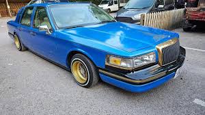 Image result for Deep Navy Blue 1997 Town Car