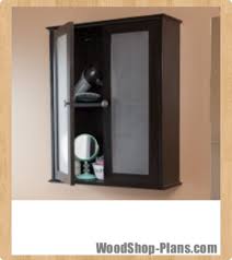 bathroom cabinet woodworking plans
