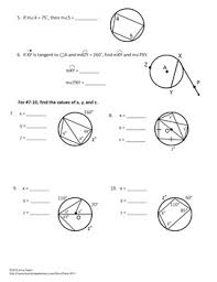 50,679 written in chart b. Geometry Central And Inscribed Angles Worksheet Answer Key Inscribed Angles And Arcs Practice Geometry Questions