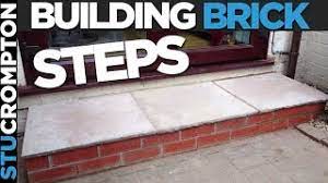 How To Build A Brick Step - Bricklaying - Youtube