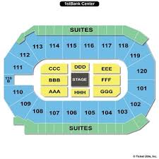 1st Bank Center Interactive Seating Chart Elcho Table