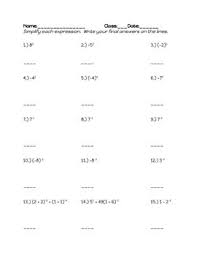 A series of brief worksheets to help students discover the rules of exponents for themselves. Negative Exponents Worksheet Answers Promotiontablecovers