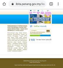 If penang state government is up but you can't access the page, try one of the below solutions: Joseph Ng Soon Siang é»„é¡ºç¥¥ Admin Pemohonan Terbuka Bagi Program Bantuan Pelajar Ke Institut Pengajian Tinggi Ibita Tahun 2020 Permohonan Akan Dibuka Mulai 1 Hingga 31 Ogos 2020 Pemohon Wajib Mengisi