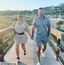 Katie price (born 22 may 1978), previously known by the pseudonym jordan, is an english celebrity, former glamour model, and businesswoman. Katie Price And Fiance Carl Woods Hold Hands As They Enjoy Second Holiday In Portugal This Month Daily Mail Online