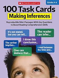 An inference is a piece of information which can be logically deducted from the given set of statements. 100 Task Cards Making Inferences Reproducible Mini Passages With Key Questions To Boost Reading Comprehension Skills By Martin Justin Mccory Ghiglieri Carol Martin Justin Amazon Ae