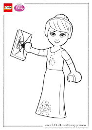 You can print or color them online at getdrawings.com for absolutely free. Lego Disney Princess Coloring Page Cindarella Close Up The Family Brick